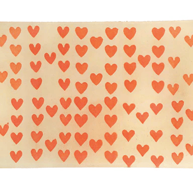 John Derian | Heart Rows 5x8 Rect. Tray