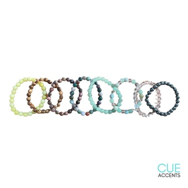 Unisex Solid Gemstone Stretch Bracelets | Chakra Bracelets | Stretch Bracelets | Gift for Him Gift for Her | Multi Colors | Healing Bracelet 