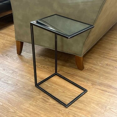 RH Mirrored Side Table