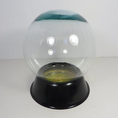 Vintage Round Glass Globe Cloche - Round Ball Glass Display 