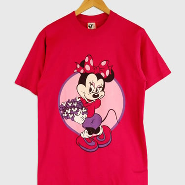 Vintage Disney Minnie Monochrome Vinyl T Shirt Sz M