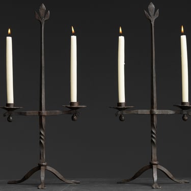 Iron Candlesticks