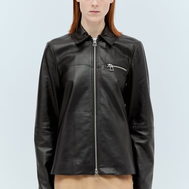 Sportmax Women Nappa Leather Jacket