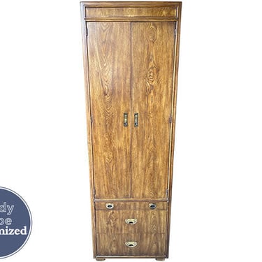 26" Unfinished 2 Door 3 Drawer Drexel Vintage Hutch #08453