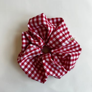 Gingham Scrunchie