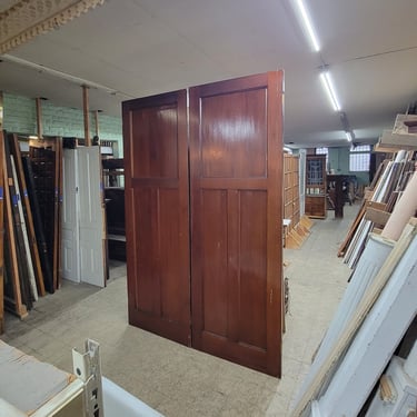 9' Antique Door Pair, Antique Double Door, Extra Tall, Nine Feet Tall, Salvaged Doors, Architecture Salvage, Large Double Door, French Doors 