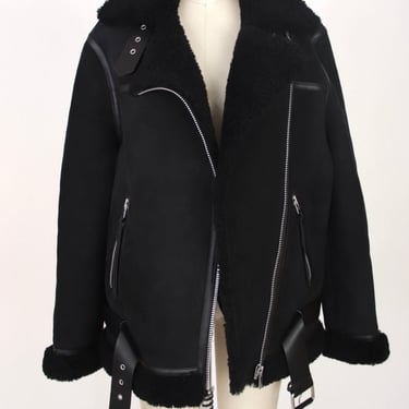 All Saints Sheepskin Shearling Jacket