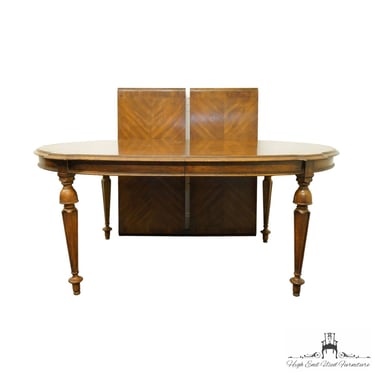 DREXEL HERITAGE Italian Provincial 108" Dining Table w. Bookmatched Top 559-335 
