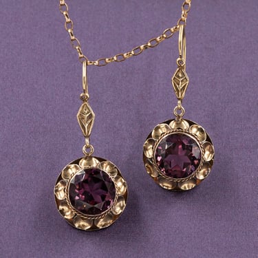 Victorian Amethyst Earrings