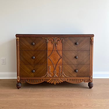 NEW - Antique Three Drawer Dresser, Vintage Chest of Drawers, Farmhouse Bureau, Vanity, Bedroom Furniture 
