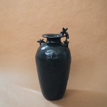 Dark Star Vase // handmade ceramic pottery 