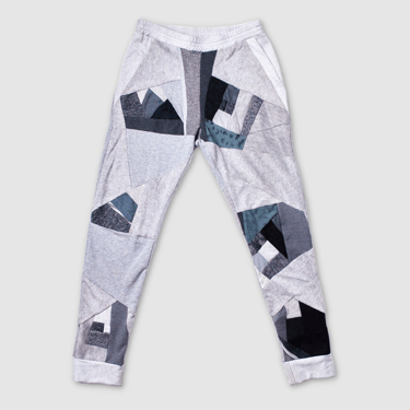 gray 'all-over reroll' jogger