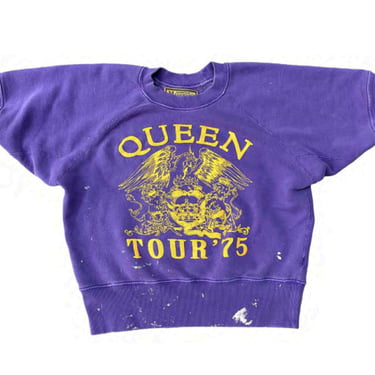 Queen Tour 75 Short Sleeve Sweatshirt