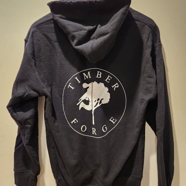 Hoodie - Logo On Back - Black - Classic Fit 
