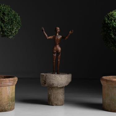 Terracotta Garden Pots / Stone Plinths