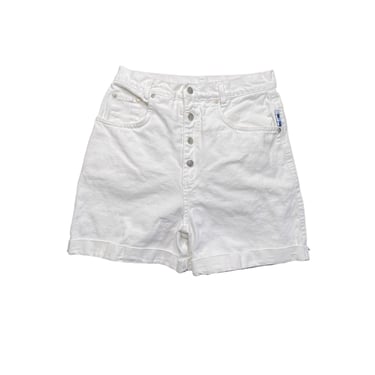 Vintage Gitano White Denim Shorts, 26" 