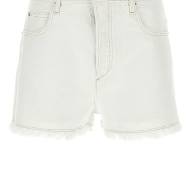 Isabel Marant Woman White Denim Lesia Shorts