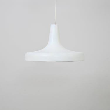 Midcentury Vintage White Scandinavian Pendant Lamp, Original Danish Style, Modern Home Interior Design Decor 