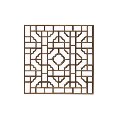 Square Raw Plain Wood Flower Geometric Pattern Wall Panel ws2929E 