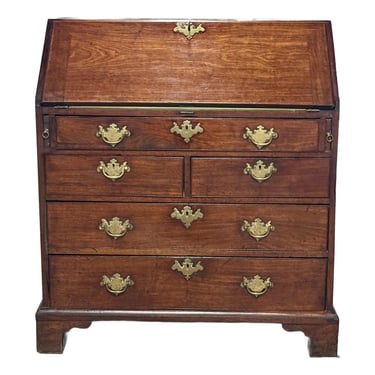 Antique 18th Century Chippendale Mahogany Desk 