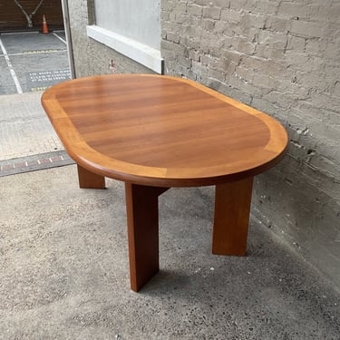 Danish Modern Extension Table with Two Leaves