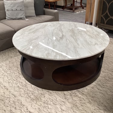 Round Marble Top Coffee Table