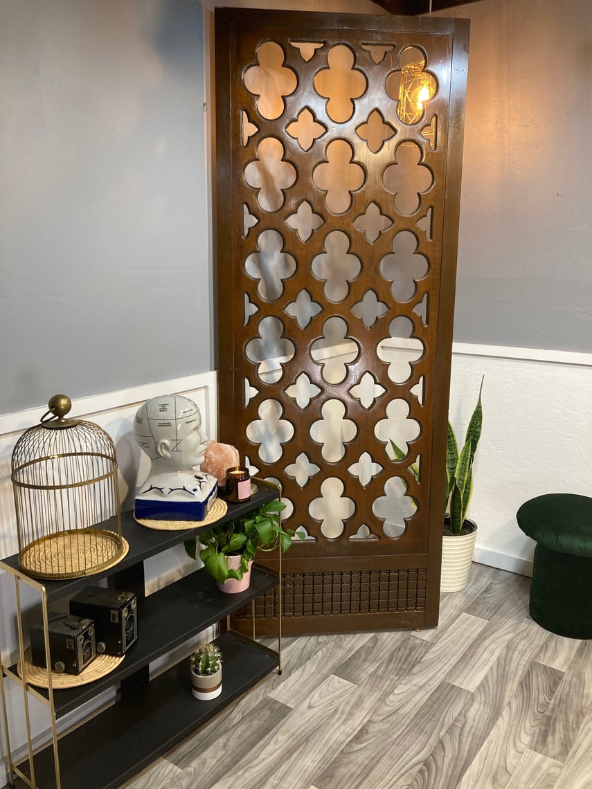 Room Divider Screen Walnut Mid Century Authentic Wooden Room Divider Screen Walnut Mid Century Authentic Wooden