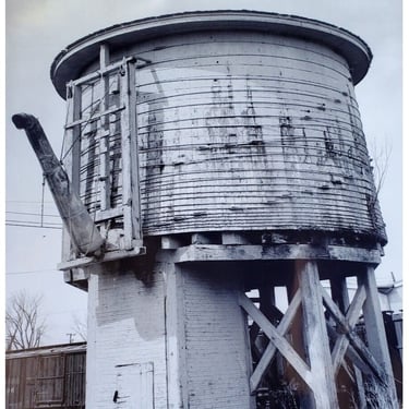 Rare DRGW Narrow Gauge 8x10 1967 Rio Grande Train Photo Farmington NM Water Tank 