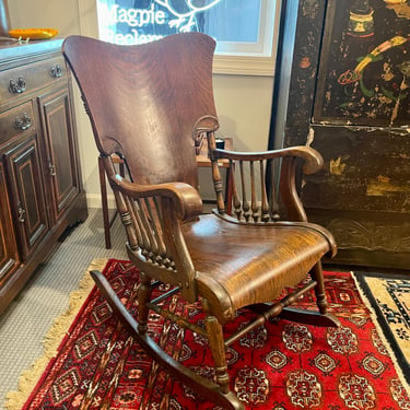 Antique Oak Rocking Chair