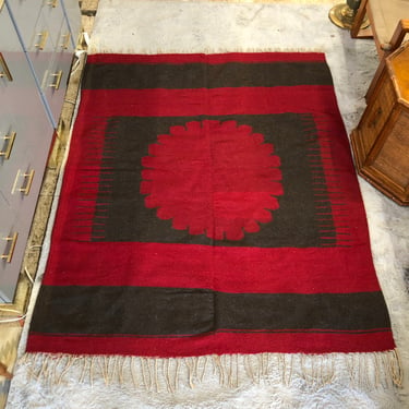 Red & Black Rug