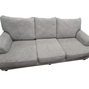 Oversized Gray Cloth Couch