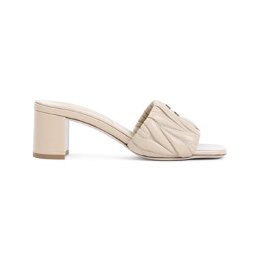 Miu Miu Women Miu Miu Nappa Lamb Leather Sandals