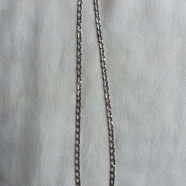 N031 1990s Italian Link Chain Necklace