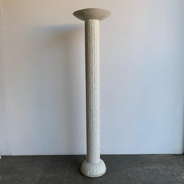 Textured 1980s Tower Lamp 