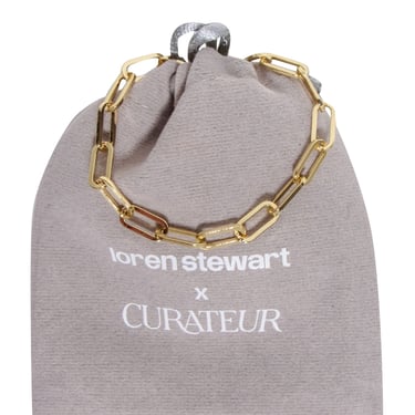 Loren Stewart - Gold Plated Double Wrap Toggle Bracelet