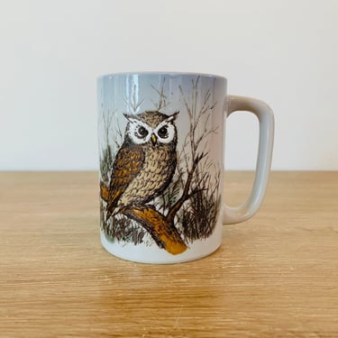 Vintage Mid Century Modern Otagiri Owl Mug 