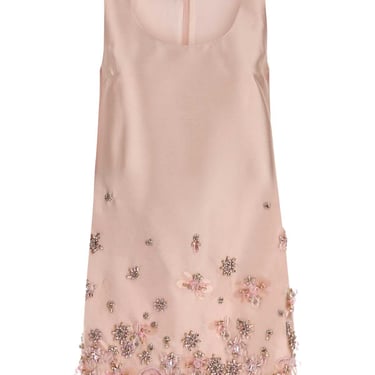 Prada Women Pink Silk Blend Mini Dress