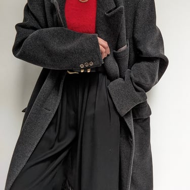 Incredible Vintage Smoke Cashmere Coat