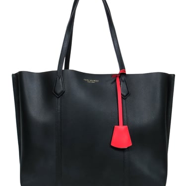 Tory Burch - Black Leather Tote Bag