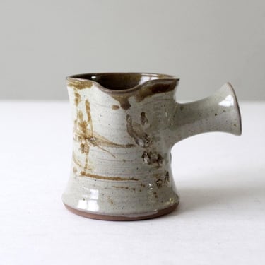 vintage studio pottery pitcher 