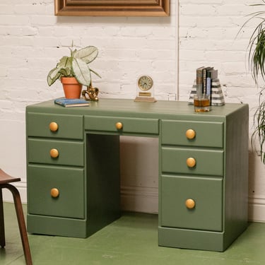 Army Green Deco Desk