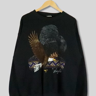 Vintage Bald Eagle Crewneck Sweatshirt