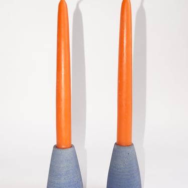 Dining Taper Candle Pair in Poppy