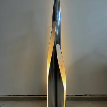 Stilnovo Attributed Chrome Floor Lamp