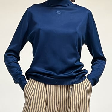 Givenchy Blue Logo Knit (M)