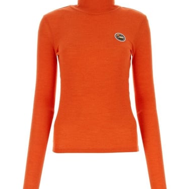 Chloe Woman Dark Orange Wool Blend Sweater