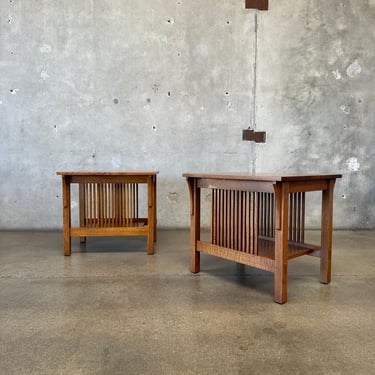 Pair of Vintage Stickley Mission Side Tables