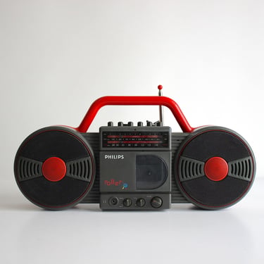 Philips Roller Pop Boombox – 80s Portable Cassette Player (1986 ...