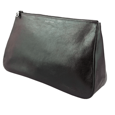 TRACEY TANNER | Matte Foil Gunmetal Fatty Pouch