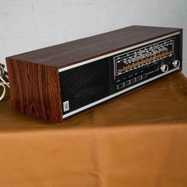 Vintage Grundig RF 412 Ampli Radio Receiver AS IS Rosewood Hifi Vintage Tabletop